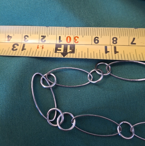 VINTAGE Whimsical Silver Tone, White and Brown Necklace - Picture 7 of 7